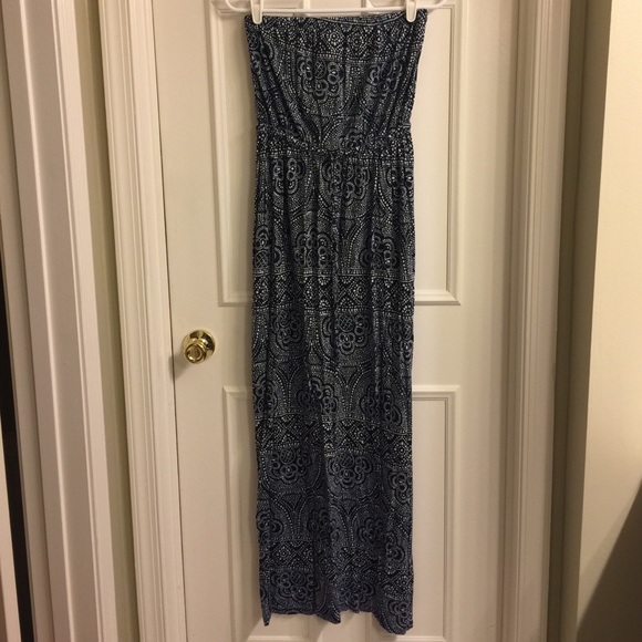 Strapless Maxi Dress - Picture 1 of 3